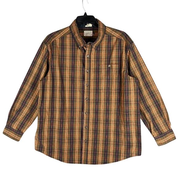 CE Schmidt Workwear 2XT TALL Button Up Long Sleeve Plaid Work Shirt Durable 2X - Picture 1 of 2
